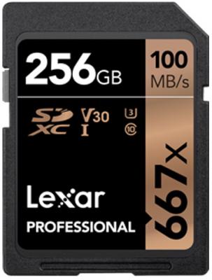 Карта памяти SD XC 256Gb Lexar Professional 667x