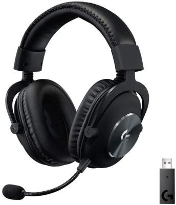 Игровая гарнитура беспроводная Logitech PRO X Wireless LIGHTSPEED Gaming Headset черный 981-000907