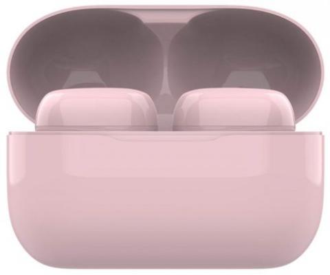 Наушники Hiper TWS SAMUN Pink Bluetooth 5.0 гарнитура Li-Pol 2x40mAh+300mAh, розовый