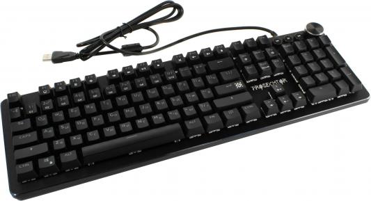 Клавиатура проводная Defender GK-370L USB черный