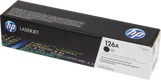 Фото - Тонер-картридж HP CE310A 126A черный для LJ CP1025 картридж hp ce310a