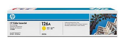 Тонер-картридж HP CE312A 126A желтый для LJ CP1025