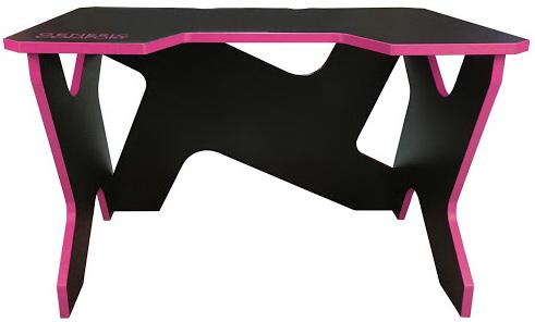 Игровой стол Generic Comfort Gamer Mini/DS/NV чёрно-фиолетовый (ЛДСП 25мм ,120 x 90 x 75 см)