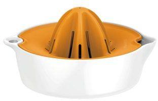 Соковыжималка Fiskars Functional Form пластик белый оранжевый