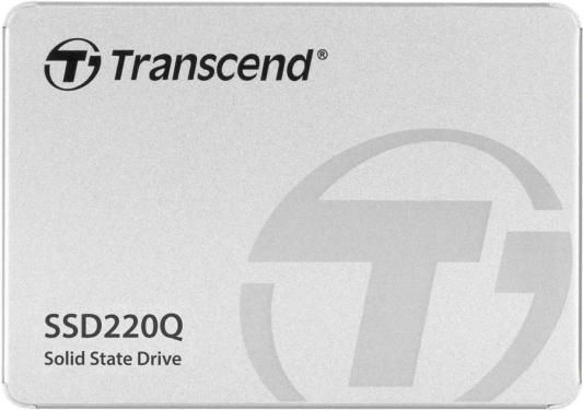 Твердотельный накопитель SSD 2.5" 2 Tb Transcend SSD220Q Read 550Mb/s Write 500Mb/s 3D QLC NAND TS2TSSD220Q