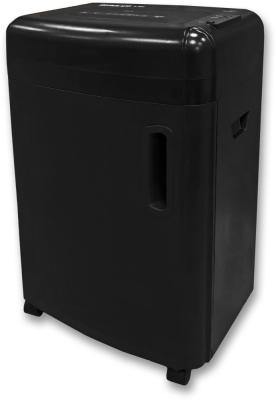 Шредер Office Kit S180 (0,8х1) черный (секр.P-7)/фрагменты/5лист./32лтр./пл.карты/CD