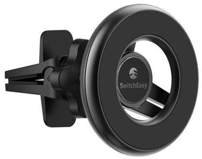 Автомобильный магнитный держатель SwitchEasy MagMount Car Mount для iPhone 12 на вентиляционную решетку. Цвет: черный.