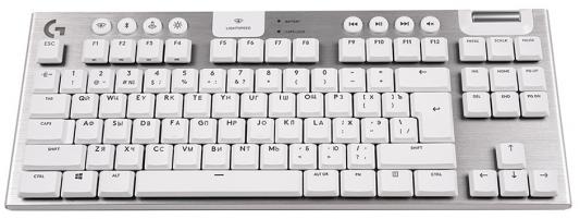 Клавиатура беспроводная Logitech G915 TKL Tenkeyless LIGHTSPEED Wireless RGB USB + Bluetooth белый (920-010117)