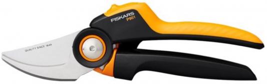 Секатор плоскостной Fiskars PowerGear P961 черный/оранжевый (1057175)