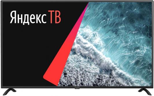 Телевизор LED Hyundai 50" H-LED50FU7001 Яндекс черный/Ultra HD/60Hz/DVB-T/DVB-T2/DVB-C/DVB-S2/USB/WiFi/Smart TV (RUS)