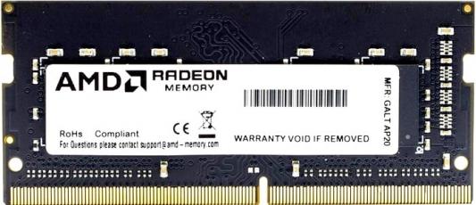 Оперативная память для ноутбука 8Gb (1x8Gb) PC4-24000 3000MHz DDR4 SO-DIMM CL16 AMD R948G3000S2S-UO