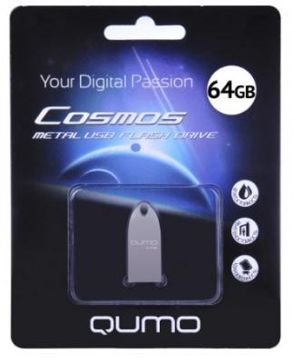 USB 2.0 QUMO 64GB Cosmos [QM64GUD-Cos] silver