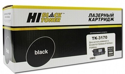 Картридж Hi-Black TK-3170 для Kyocera-Mita P3050dn/P3055dn/P3060dn 15500стр Черный