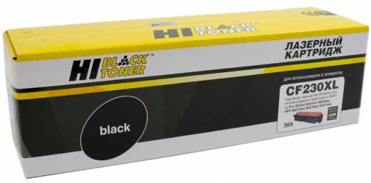 Тонер-картридж Hi-Black CF230XL для HP LaserJet Pro M203/MFP M227 6000стр Черный