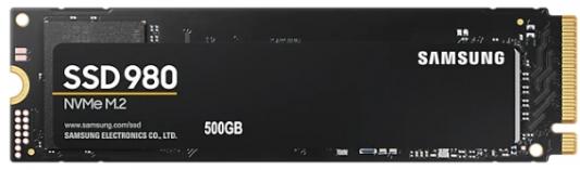 Твердотельный накопитель SSD M.2 500 Gb Samsung 980 Read 3100Mb/s Write 2600Mb/s 3D NAND TLC MZ-V8V500BW
