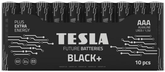 Батарейки Tesla AAA BLACK+ 10 MULTIPACK (LR03 / SHRINK) 10 шт (8594183396682)
