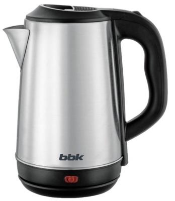 Чайник электрический BBK EK2002S 2200 Вт серебристый чёрный 2.2 л нержавеющая сталь