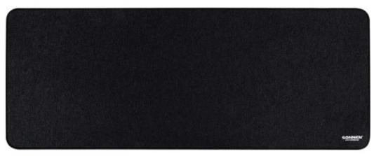 Коврик для мыши игровой SONNEN "WIDE RANGE", резина + ткань, 870х350х4 мм, чёрный, 513315