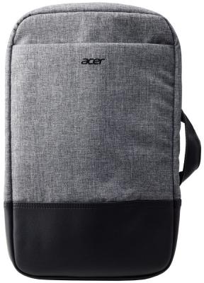 Рюкзак для ноутбука 14" Acer Slim 3in1 ABG810 синтетика серый черный NP.BAG1A.289