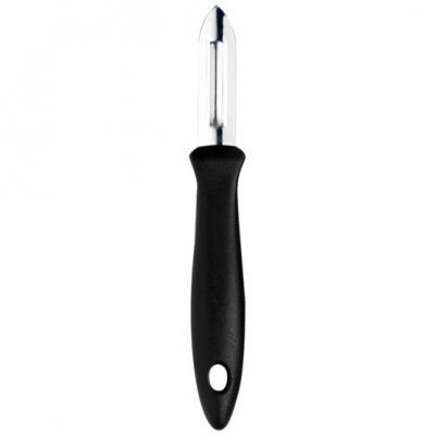 Нож Fiskars Essential (1023786) стальной для чистки овощей и фруктов лезв.60мм прямая заточка черный