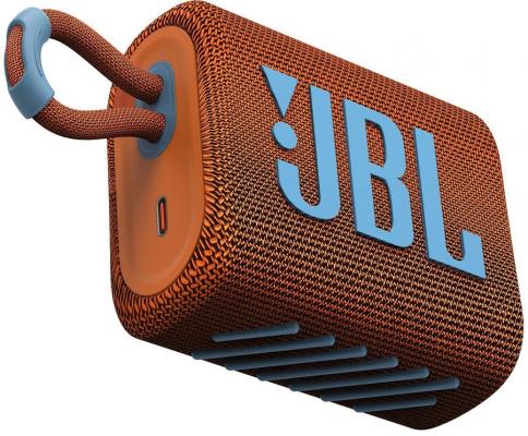 Колонка портативная JBL GO 3 1.0 (моно-колонка) Оранжевый
