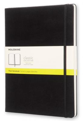Блокнот Moleskine CLASSIC QP092 XLarge 190х250мм 192стр. нелинованный твердая обложка черный