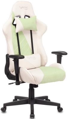 Кресло для геймеров Zombie VIKING X белый зеленый