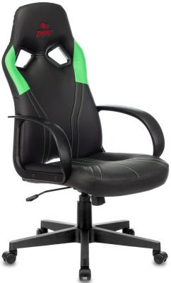 Кресло для геймеров Zombie RUNNER чёрный зеленый
