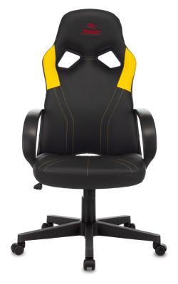 Кресло для геймеров Zombie RUNNER черный с желтым