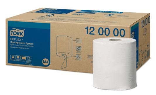 Полотенца бумажные Tork Reflex 1-слойные 6 шт 120000