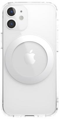 Накладка SwitchEasy "MagCrush" для iPhone 12 mini прозрачный серебряный GS-103-121-236-26