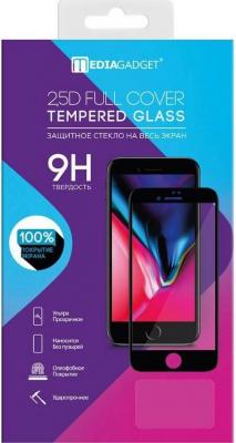 MEDIAGADGET MGFCHY519FGBK Защитное стекло 2.5D FULL COVER GLASS для Huawei Y5 2019 (пкл,черная рамка)