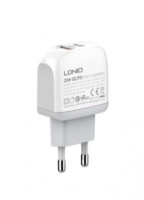 Сетевое зарядное устройство LDNIO A2316C 3 А белый LD_B4554