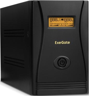 Exegate EP285531RUS ИБП ExeGate SpecialPro Smart LLB-2200.LCD.AVR.EURO.RJ.USB <2200VA/1300W, LCD, AVR, 4 евророзетки, RJ45/11, USB, Black>
