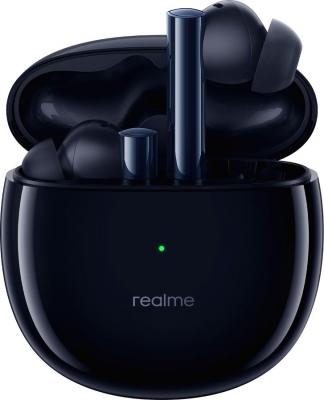Гарнитура вкладыши Realme Buds Air 2 RMA2003 черный беспроводные bluetooth в ушной раковине (6670599)
