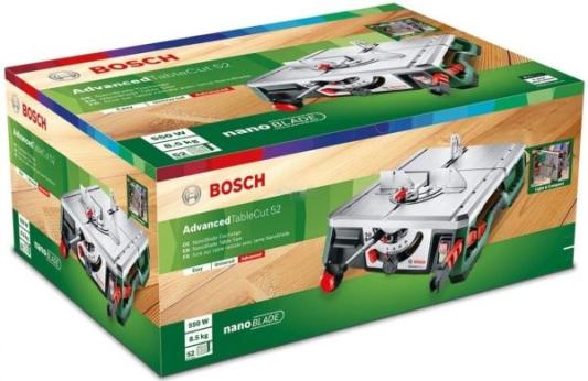 Торцовочная пила Bosch AdvancedTableCut 52 550Вт 52мм