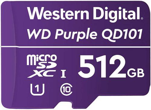 Карта памяти microSDXC 512Gb Western Digital WD Purple SC QD101 WDD512G1P0C