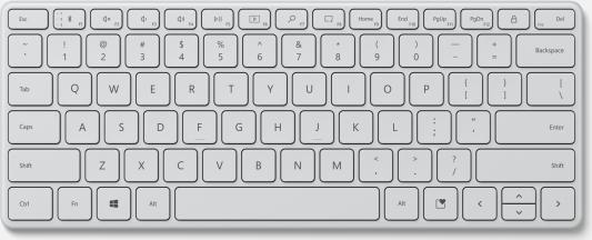 Клавиатура Microsoft Bluetooth Compact Keyboard Glacier (21Y-00041)