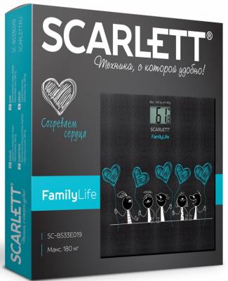 Весы напольные Scarlett SC-BS33E019 чёрный