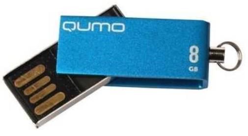 USB 2.0 QUMO 8GB Fold [QM8GUD-FLD-Blue]