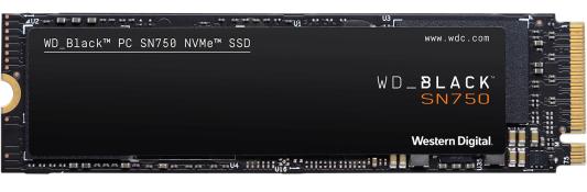 Накопитель твердотельный WD Твердотельный накопитель SSD WD Black SN750 NVMe WDS400T3X0C 4ТБ M2.2280 (без радиатора)