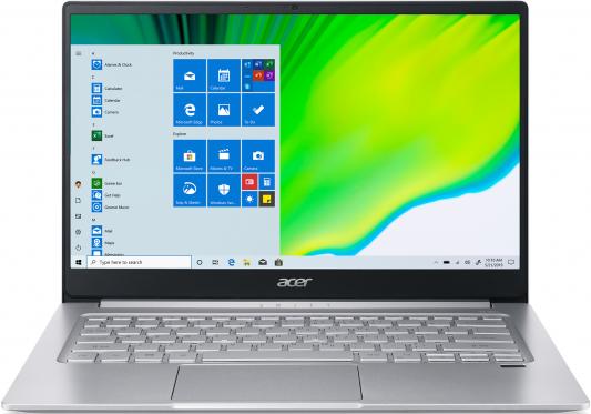 Ультрабук Acer Swift 3 SF314-59-3786 Core i3 1115G4/8Gb/SSD512Gb/UMA/14"/IPS/FHD (1920x1080)/Windows 10/silver/WiFi/BT/Cam