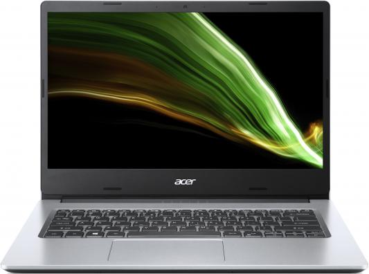 Ноутбук Acer Aspire 1 A114-33-C6UY Celeron N4500/4Gb/eMMC64Gb/Intel UHD Graphics/14"/FHD (1920x1080)/Eshell/silver/WiFi/BT/Cam