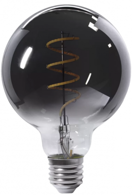 Умная LED лампа GEOZON филамент тонированная /E27/G80/5.5W/2200K-5500K/Wi-Fi/AC 220-250В, 50/60Гц/450lm/black GSH-SLF05
