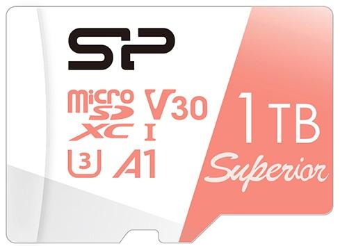 Карта памяти microSDXC 1000Gb Silicon Power Superior SP001TBSTXDV3V20SP