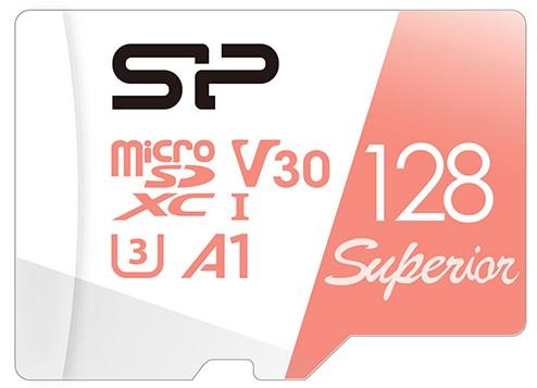 Карта памяти microSDXC 128Gb Silicon Power Superior SP128GBSTXDV3V20SP