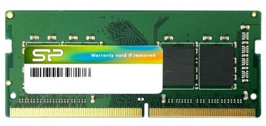 Оперативная память для ноутбука 4Gb (1x4Gb) PC4-21300 2666MHz DDR4 SO-DIMM CL19 Silicon Power SP004GBSFU266X02