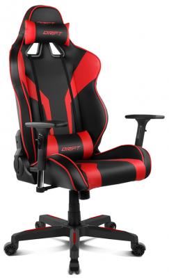Кресло для геймеров Drift DR111 PU Leather чёрный красный (DR111R)