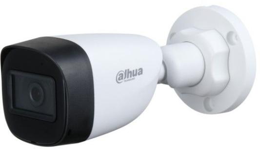 Камера видеонаблюдения Dahua DH-HAC-HFW1200CP-0280B 2.8-2.8мм HD-CVI HD-TVI цветная корп.:белый