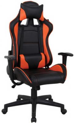 Кресло для геймеров BRABIX "GT Racer GM-100" черный/оранжевый